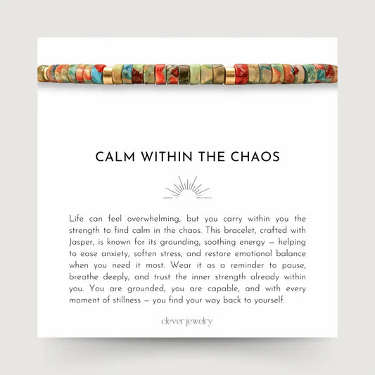 Calm Within The Chaos Bracelet