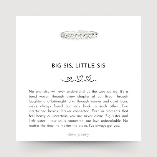 To My Sister - Forever Intertwined Ring
