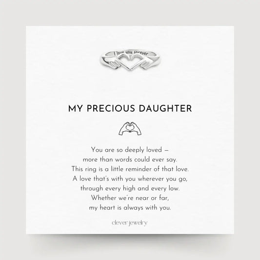 To My Daughter - I Love You Ring