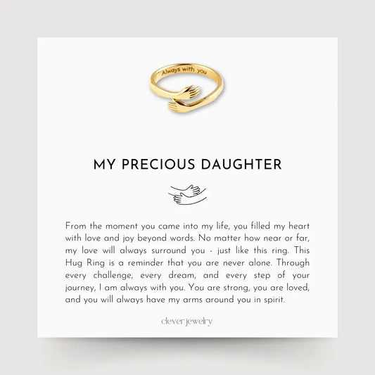 My Precious Daughter - Gold Hug Ring