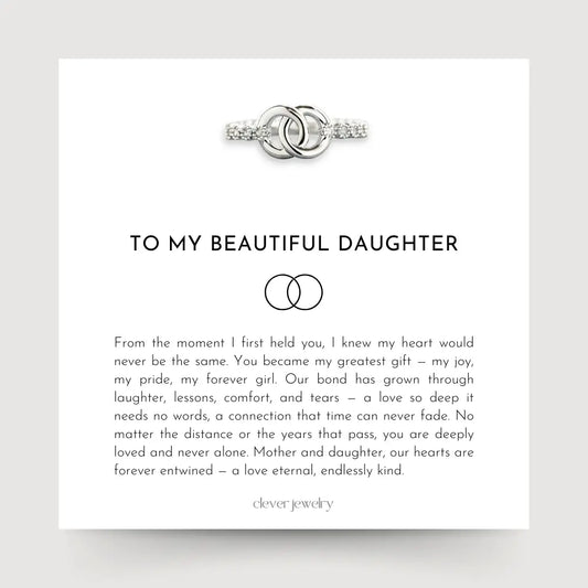To My Daughter - Always Together Ring