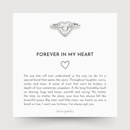 To My Sister - Forever In My Heart Ring