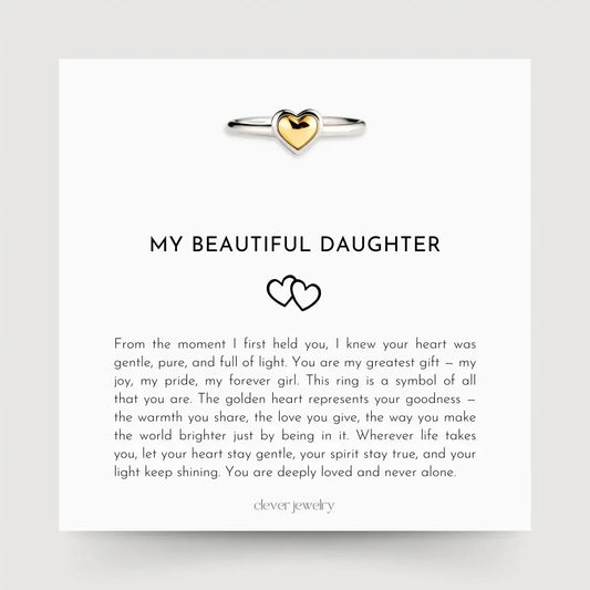 My Beautiful Daughter - Pure Heart Ring