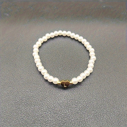 Chic A-Z Heart Initial Bracelet