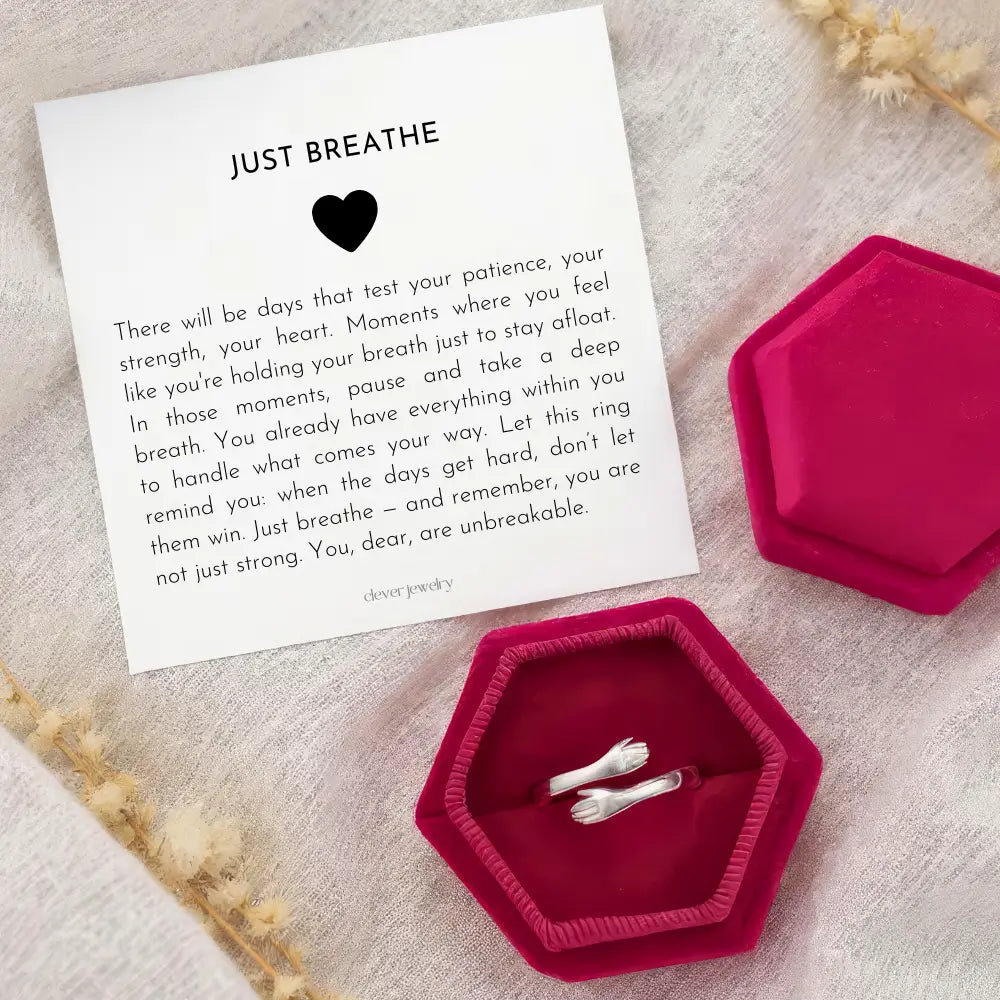 Just Breathe Hug Ring
