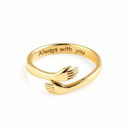 Wrapped in Love - Gold Hug Ring