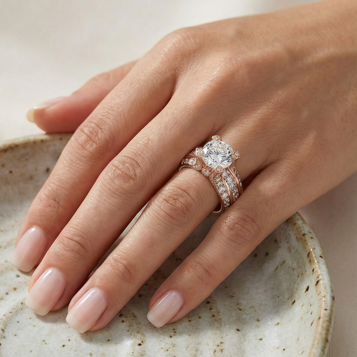 Vintage Zirconia Ring