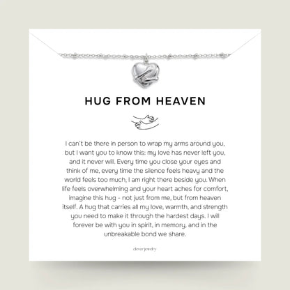 Hug From Heaven - Silver Hug Necklace