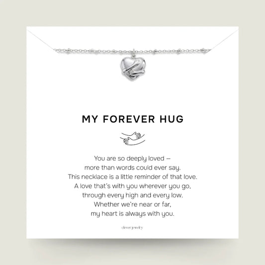 My Forever Hug - Silver Hug Necklace