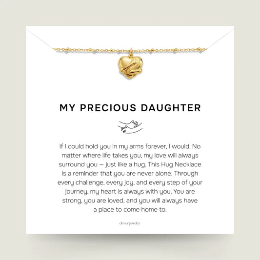My Precious Daughter - Hug Necklace