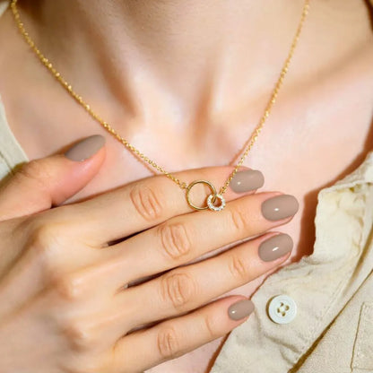 To My Sister - Always Us Gold Necklace