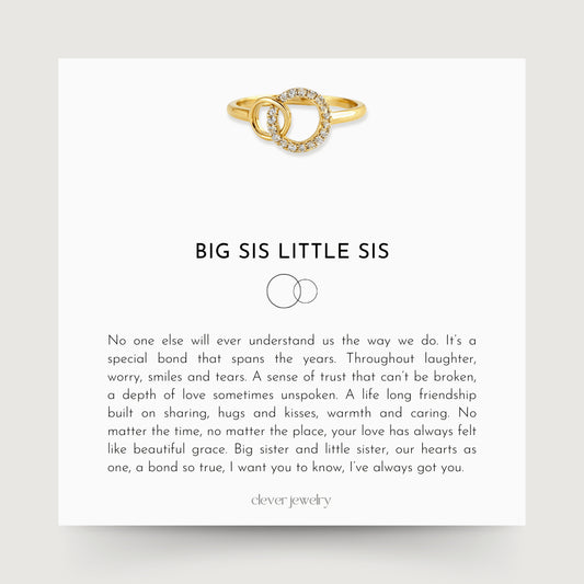 To My Sister - Always Us Gold Ring