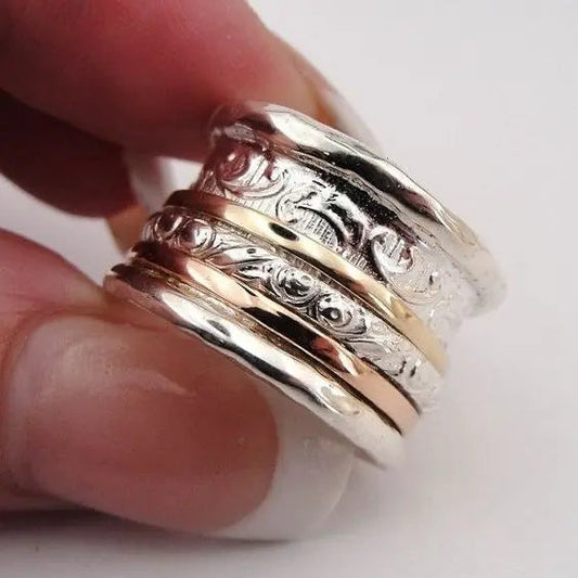 Vintage Gold and Silver Ring
