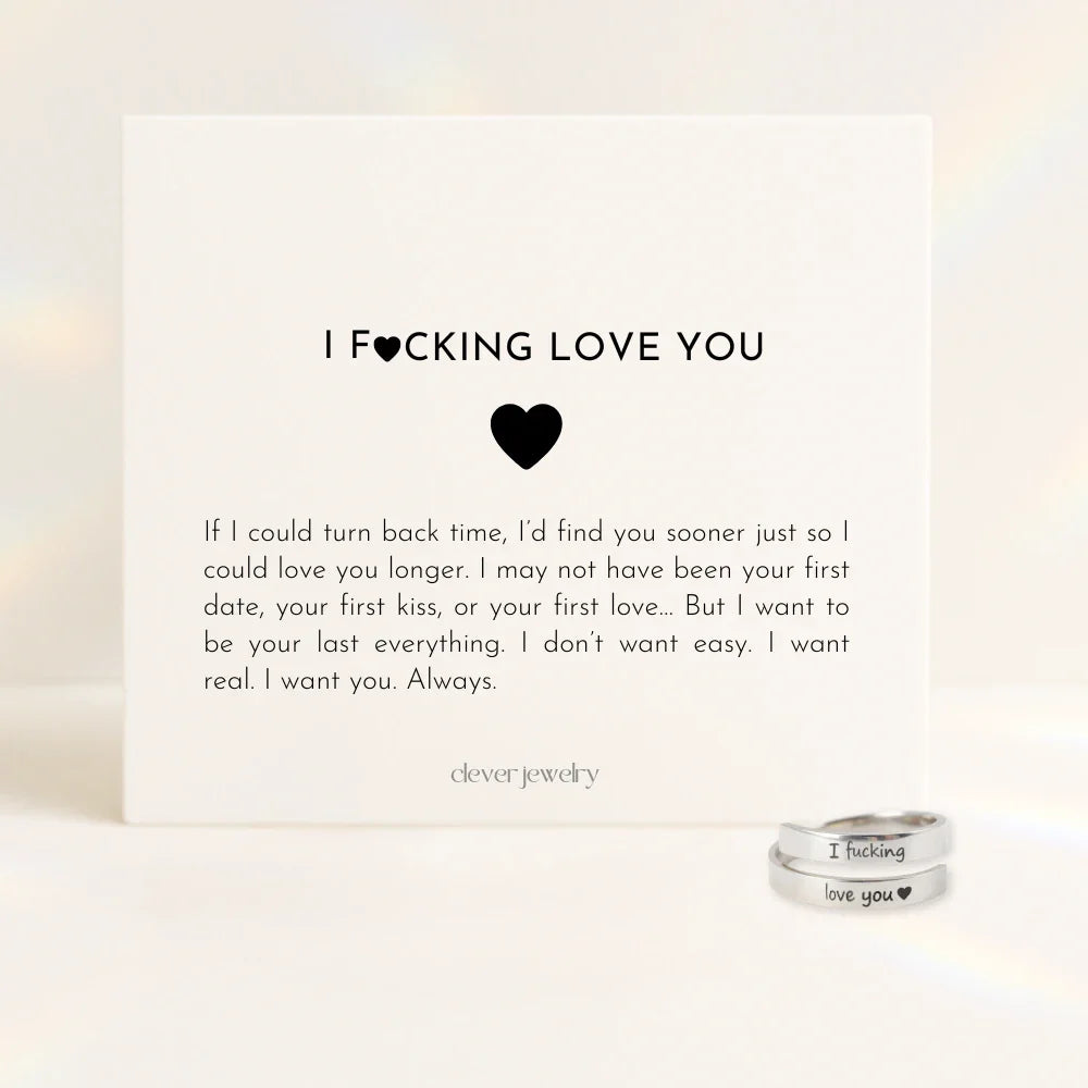 I F♡cking Love You Ring