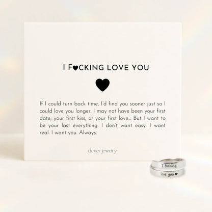 I F♡cking Love You Ring
