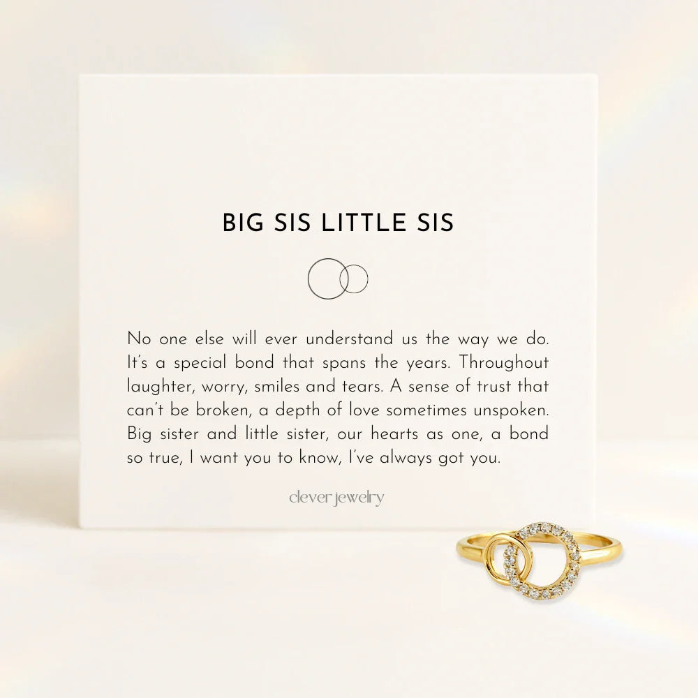 To My Sister - Always Us Gold Ring