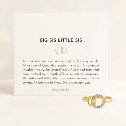 To My Sister - Always Us Gold Ring