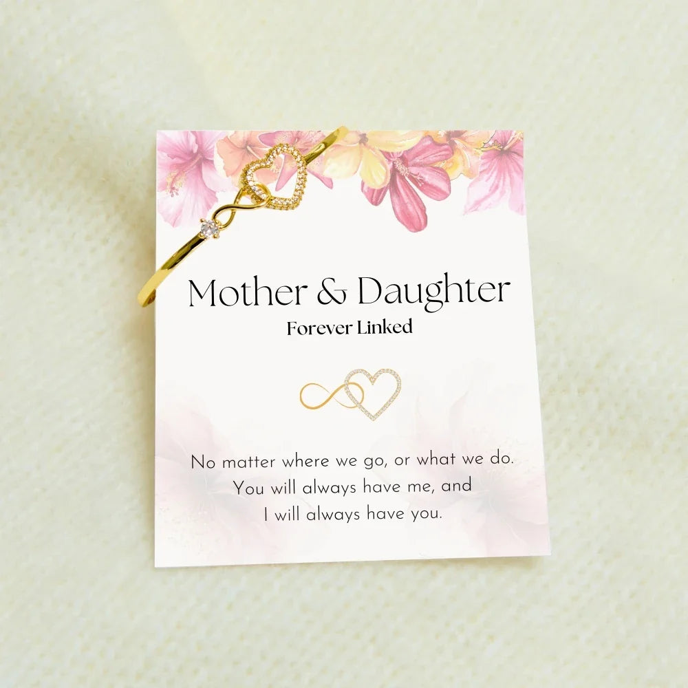 Mother & Daughter - Infinity Heart Bracelet