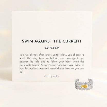 Swim Against The Current Ring