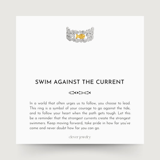 Swim Against The Current Ring