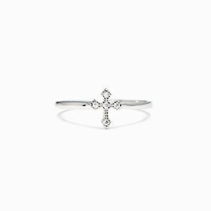 God's Love - Teardrop Cross Ring