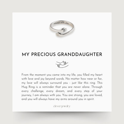 My Precious Granddaughter - Hug Ring