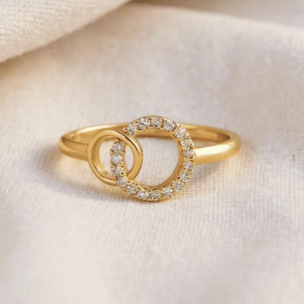 To My Sister - Always Us Gold Ring