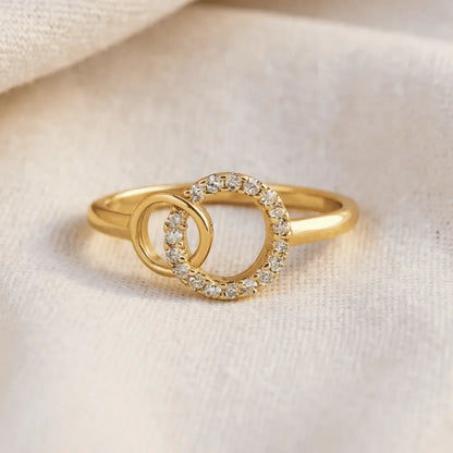 To My Sister - Always Us Gold Ring